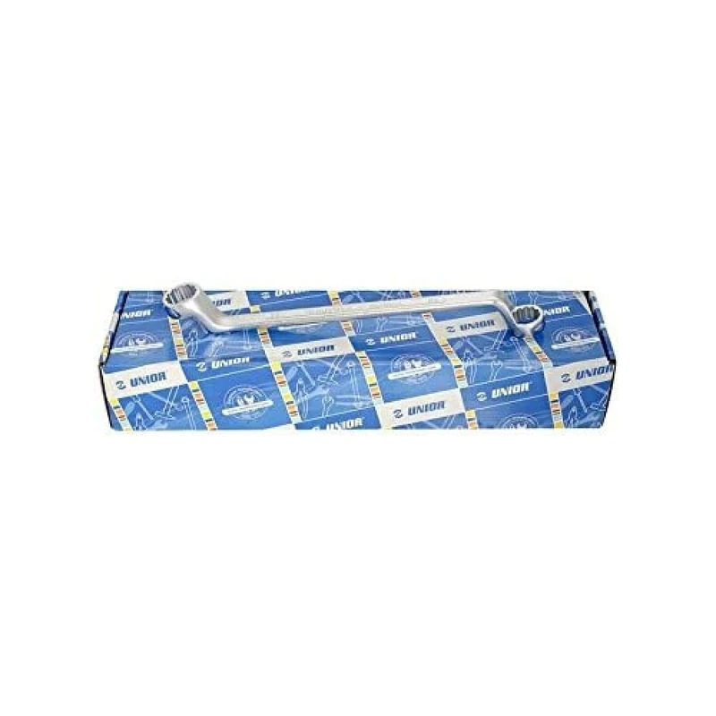 Unior 180/1CB Double Ring Spanner Set, Deep Offset in Box