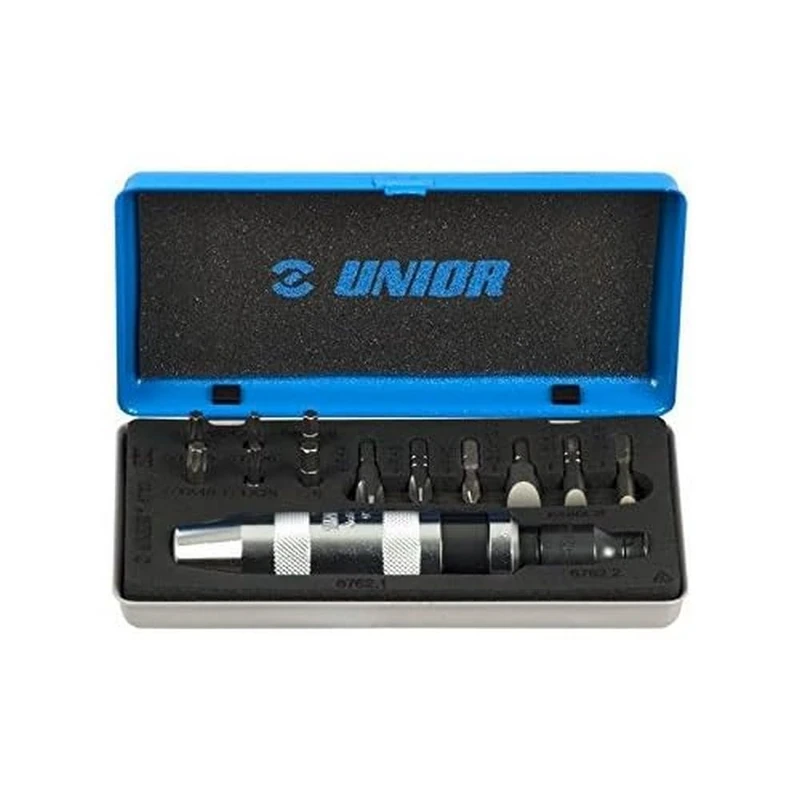 Unior 6762 Impact Driver Set Drive in Metal Tin