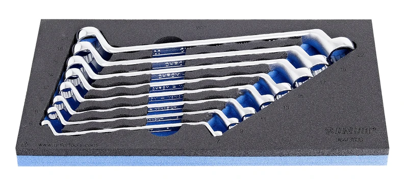 Unior 964/3SOS SOS – Double Ring Spanner Set 6-22 mm/8