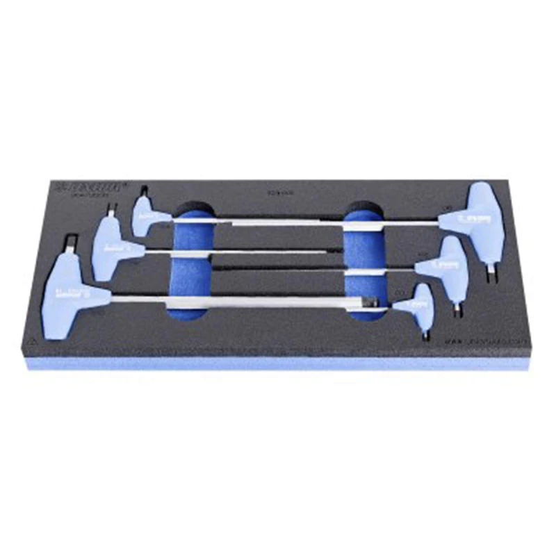Unior U621067 Set of Ball-End Hex Screwdrivers T Handle in SOS Tool Tray