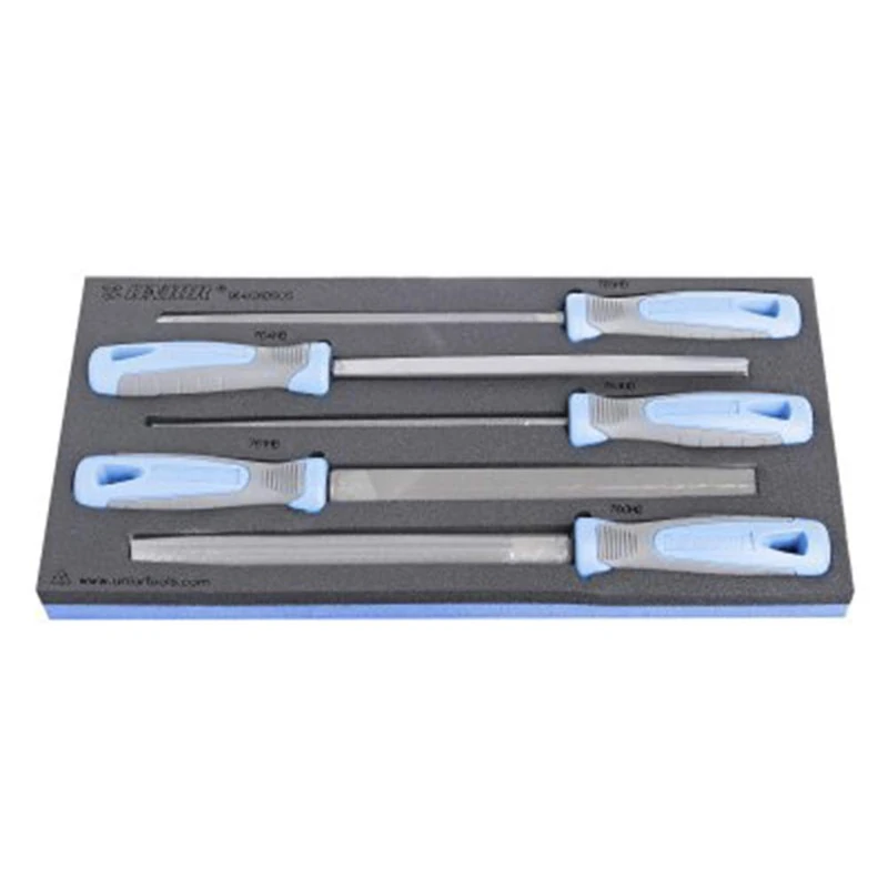 Unior U621081 Set of Bastard Files in SOS Tool Tray