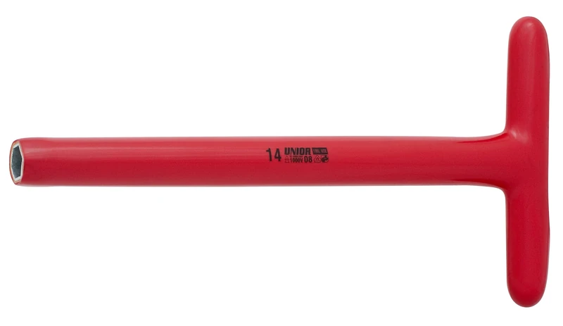 Unior 619158 22 mm Black T Handle Long Insulated Socket Spanner 619158 - Image 1