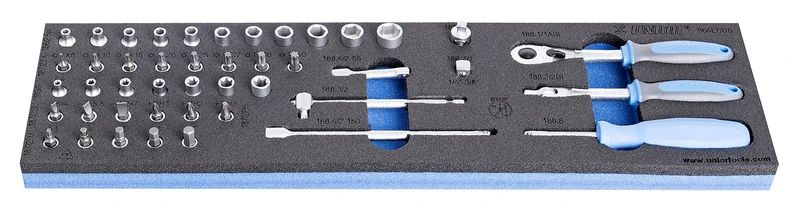'Unior 964ECO5 SOS Module Socket Spanner Set 1/4, 45