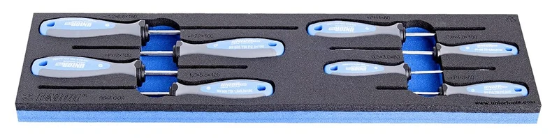 Unior 621292 621292 Set of 8 TBI Screwdrivers in Tray SOS-/8 Series 964ECO9