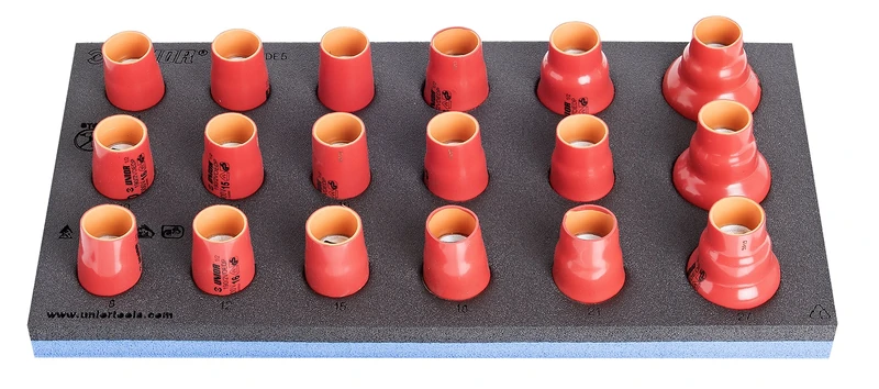'Unior 964VDE5 SOS Module Socket Spanner Set 1/2 – Fully Insulated