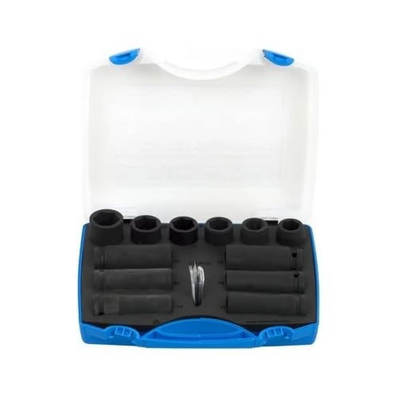 Unior 231/4PB3 1/2" Impact Wrench Set in Plastic Case 17-24/12"