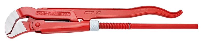 Unior 482/6 Pipe Wrench 45 Degree Curved S Shape 1 1/2"