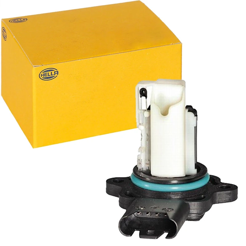 HELLA 8ET 009 142-631 Air Mass Sensor - 5-pin connector - Bolted - without suction pipe