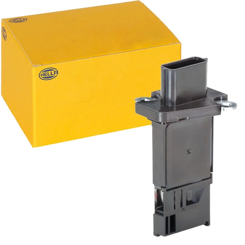 HELLA 8ET 009 142-761 Air Mass Sensor - 5-pin connector - Bolted - without suction pipe