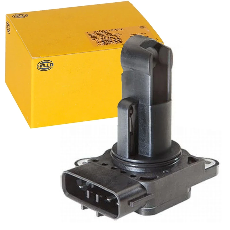 HELLA 8ET 009 142-901 Air Mass Sensor - 5-pin connector - Bolted - without suction pipe