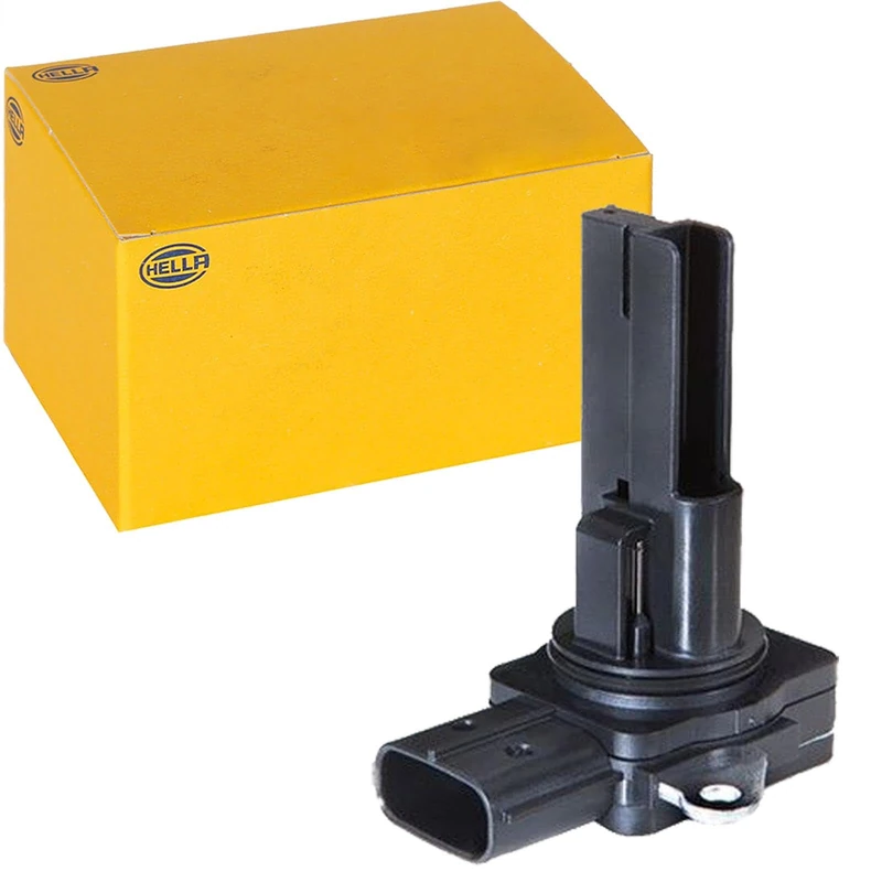 HELLA 8ET 009 142-951 Air Mass Sensor - 5-pin connector - Bolted - without suction pipe