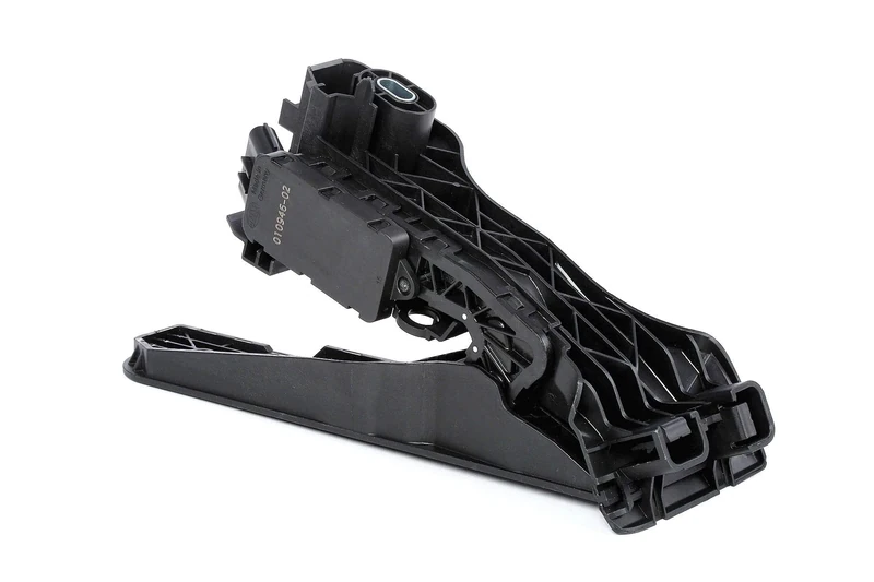 HELLA 6PV 010 946-021 Sensor, accelerator pedal position - for left-hand drive vehicles - 6-pin connector - Manual Transmission - Rubber pedal pad