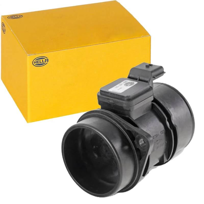 HELLA 8ET 009 142-121 Air Mass Sensor - 6-pin connector - Bolted