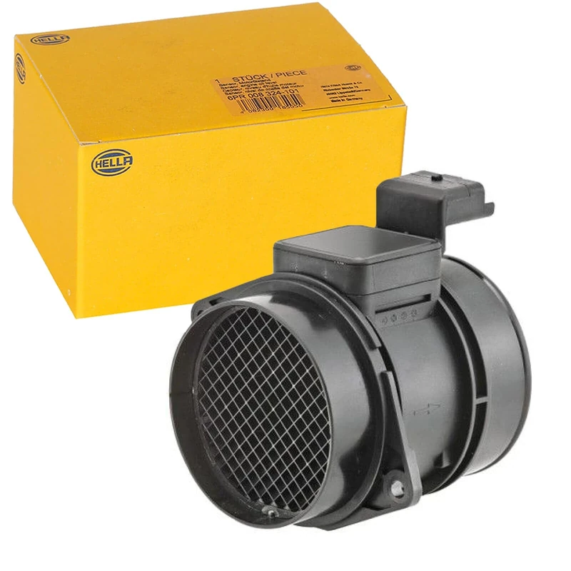 HELLA 8ET 009 142-311 Air Mass Sensor - 6-pin connector - Bolted