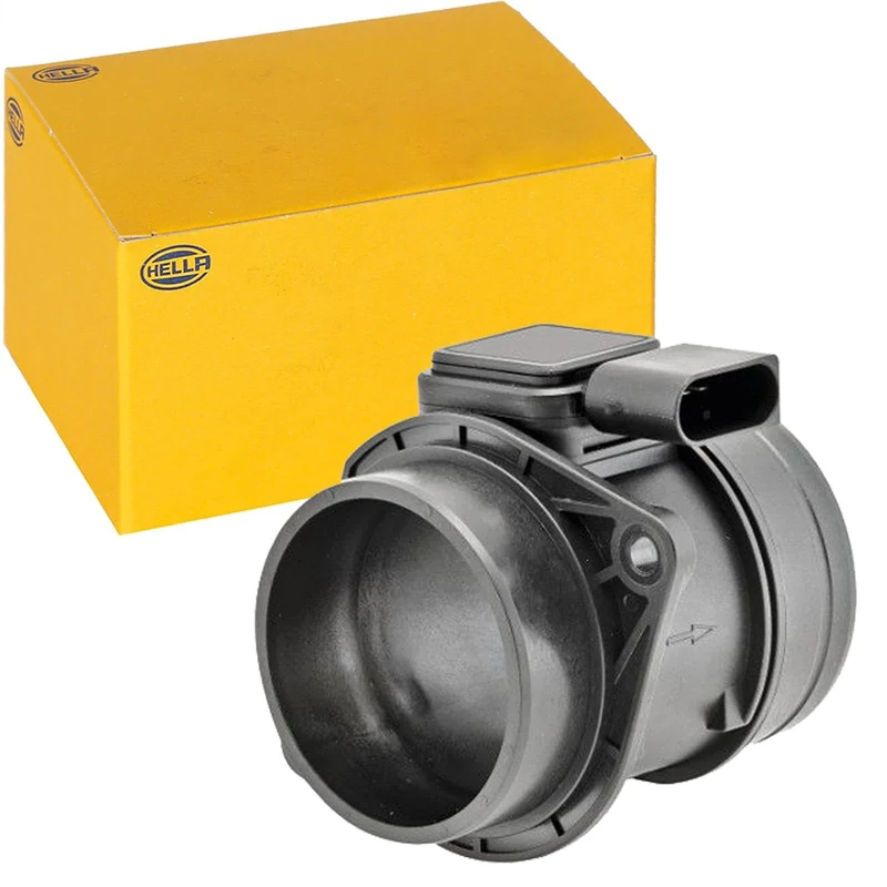 HELLA 8ET 009 142-601 Air Mass Sensor - 4-pin connector - Bolted