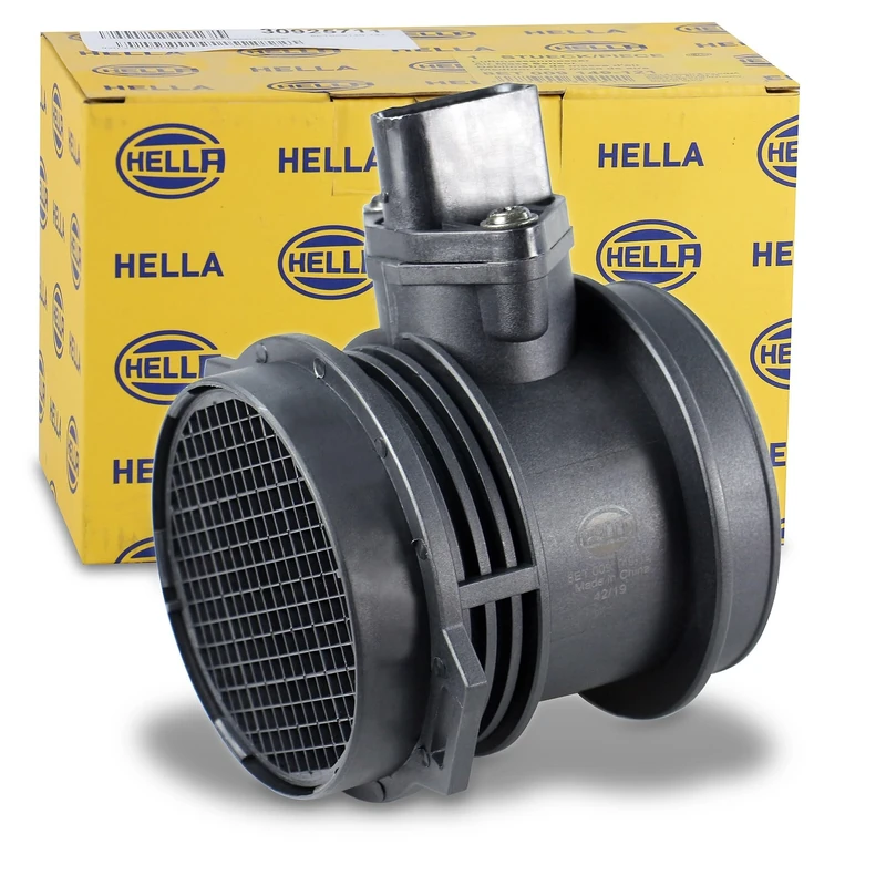 HELLA 8ET 009 149-121 Air Mass Sensor - 5-pin connector - Pipe-neck