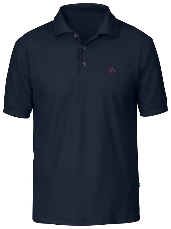 Fjällräven Men's Crowley Pique Shirt, Blueblack, M