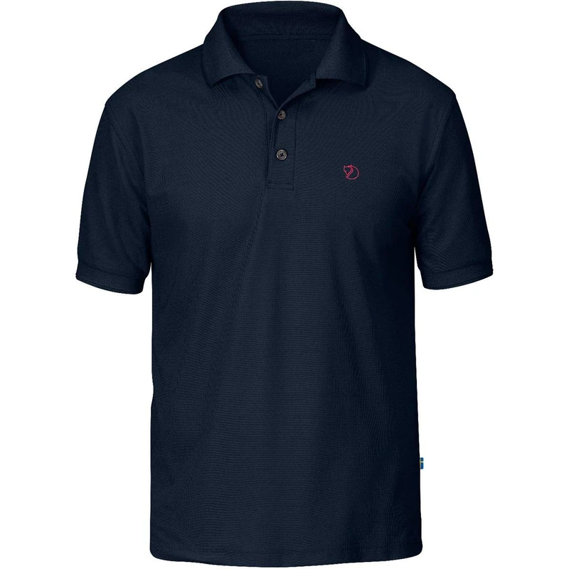 Fjällräven Mens Crowley Pique Shirt, Blue, XXL EU