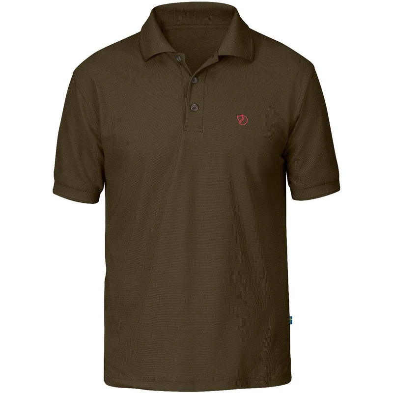 Fjällräven Crowley Pique Shirt M T-Shirt - Green, XX-Large