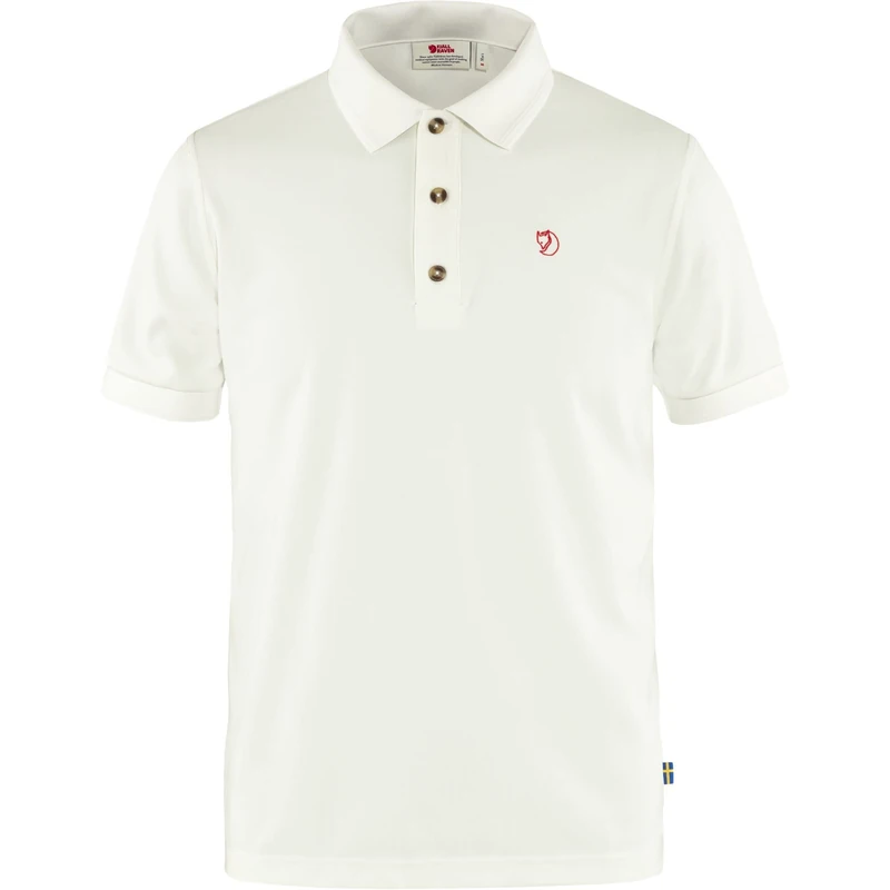 Fjällräven Crowley Pique Men's T-Shirt, Men, 81783_M_blanco, White, M