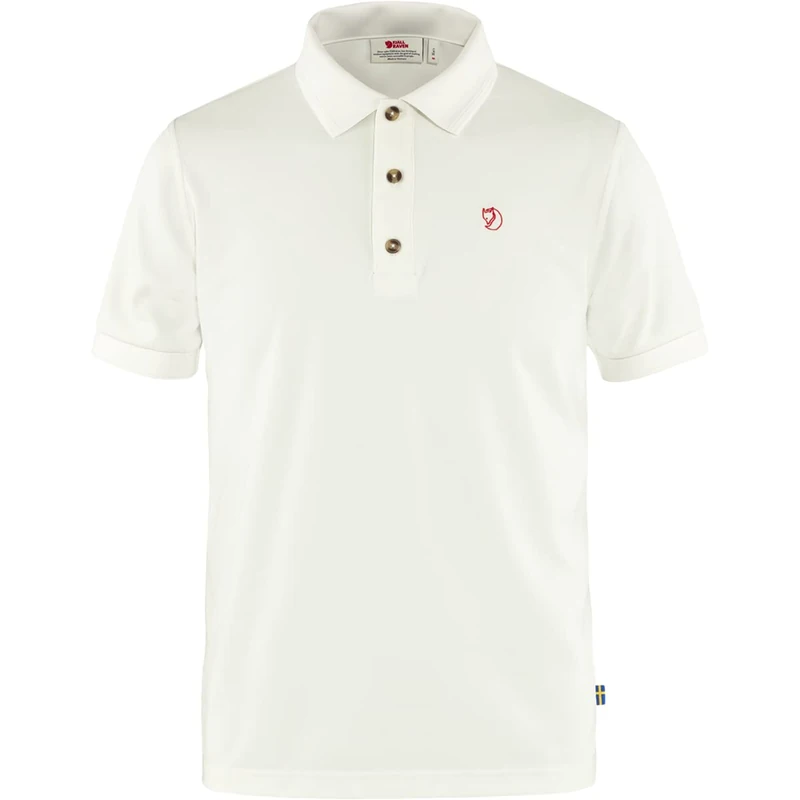 Fjällräven Crowley Pique Men's T-Shirt, Men, 81783_XL_blanco, White, XL