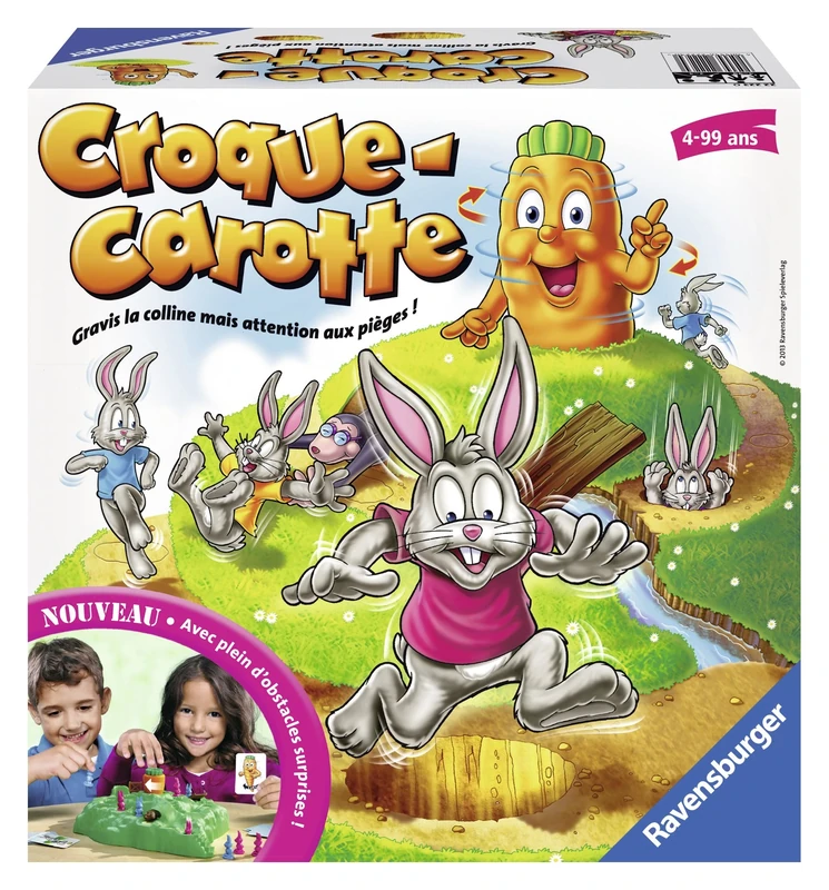Ravensburger 22223 French Board Game Croque-Carotte [Funny Bunny French Edition]