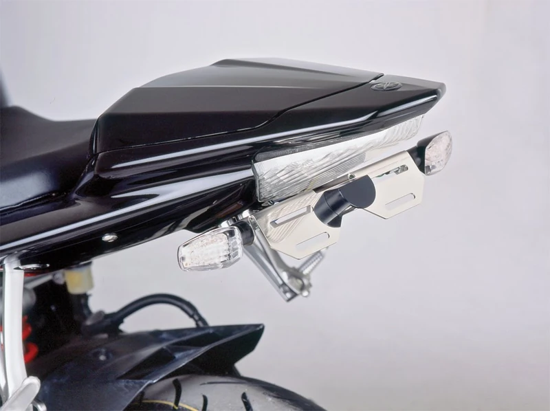 Puig 4073N License support Puig 4073N Black for Yamaha YZF-R6 06'-07', Black