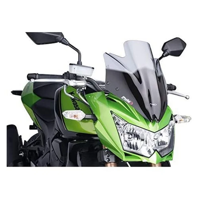 Puig 4523T Windshield for Kawasaki Z750/R 2007-2012, Orange, Medium