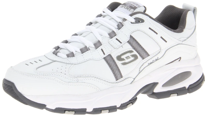 Skechers Mens 51242 51242 Size: 5.5 UK White Charcoal