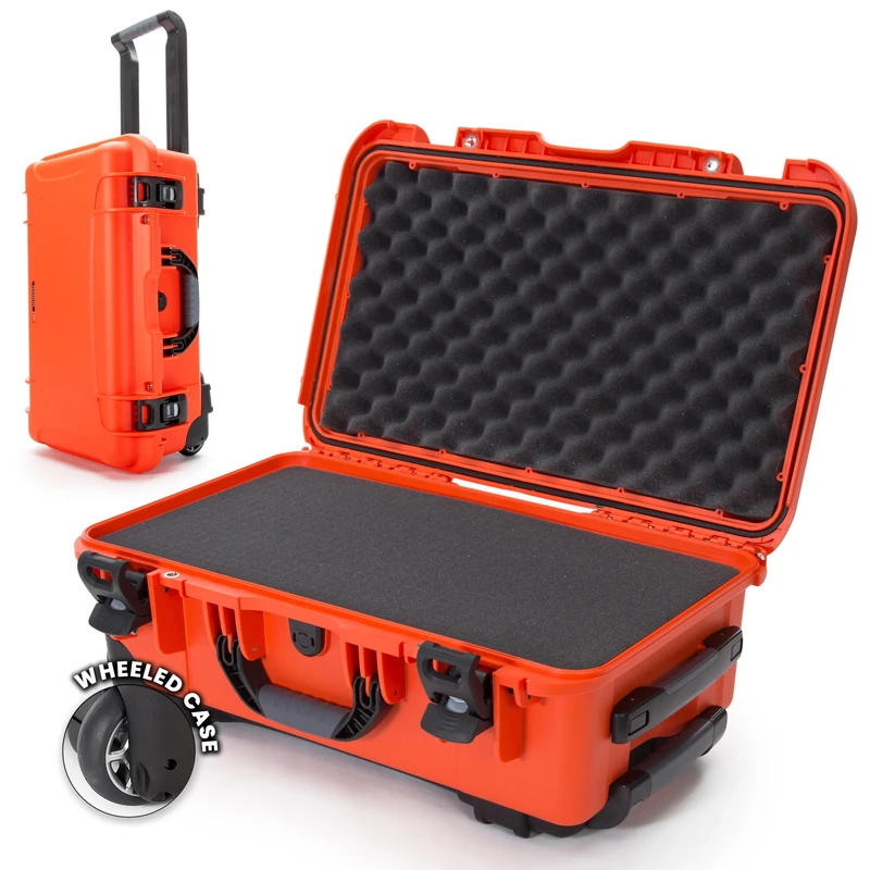 Nanuk 935 Waterproof Carry-On Hard Case with Wheels and Foam Insert - Orange