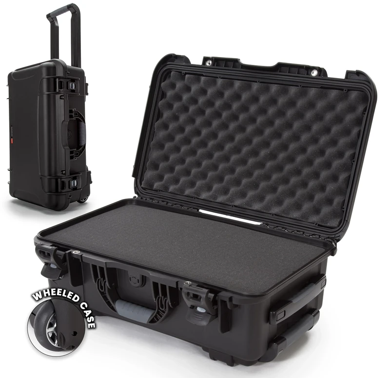 Nanuk 935S-010BK-0A0 Waterproof Carry-On Hard Case with Wheels and Foam Insert - Black