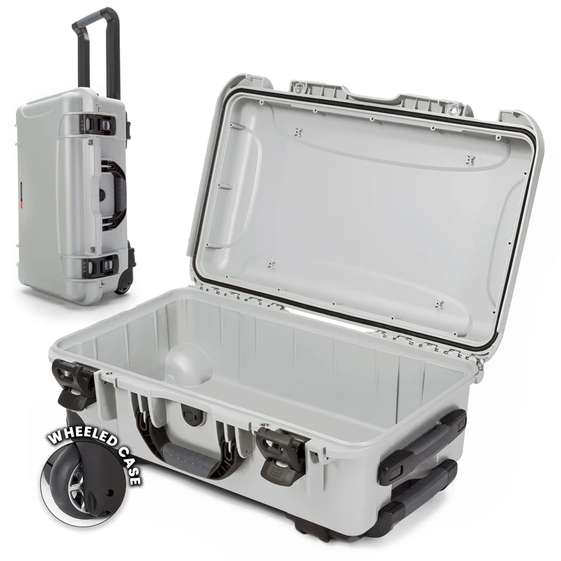 Nanuk 935 Waterproof Carry-On Hard Case with Wheels Empty - Silver