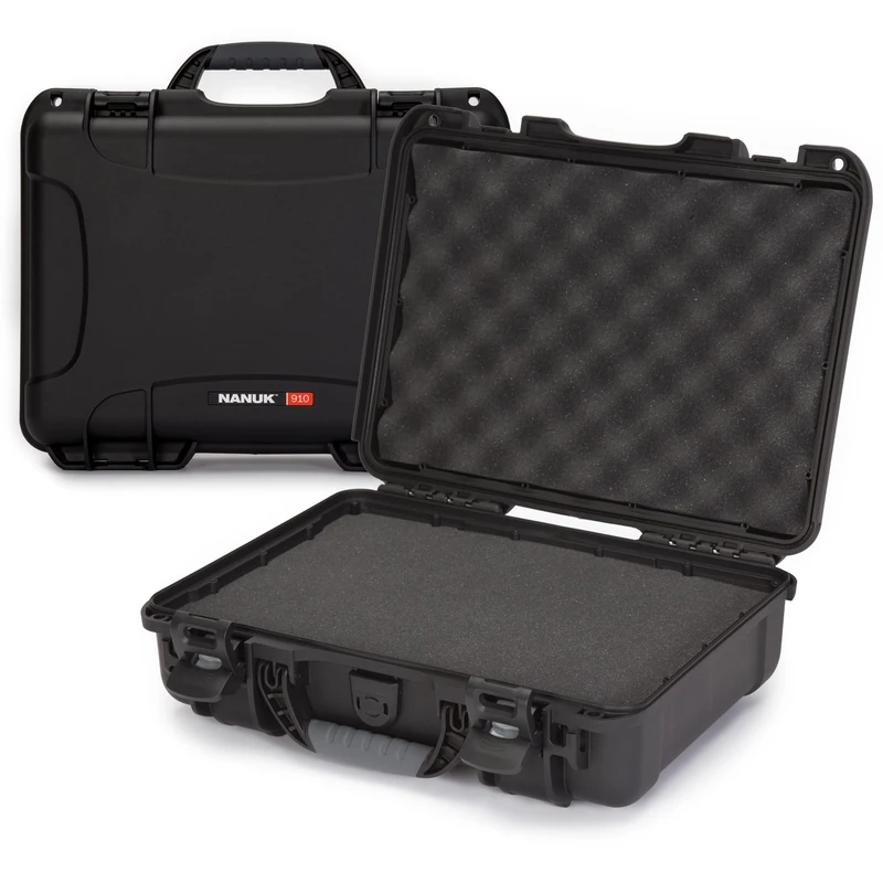NANUK 910 Waterproof Hard Case with Foam Insert - Black