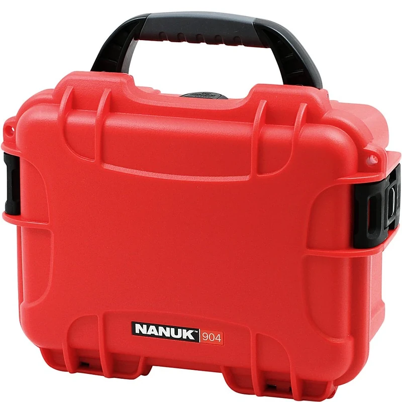 Plasticase, Inc. Nanuk 904 Waterproof Hard Case with Foam Insert - Red