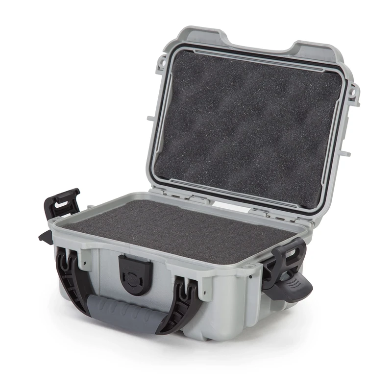 Plasticase, Inc. Nanuk 903 Waterproof Hard Case with Foam Insert - Silver
