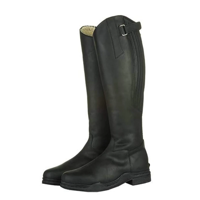 HKM Unisex Country Arctic standard l./width Riding Boots, Black, 5
