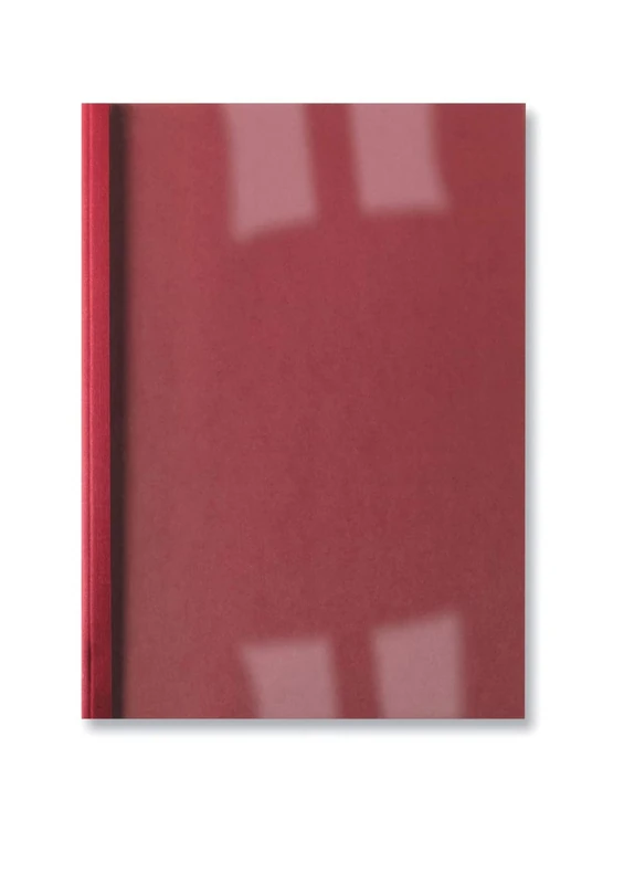 GBC LinenWeave Thermal Binding Covers, 1.5mm, 15 Sheet Capacity, A4, Red, Pack of 100, IB386503