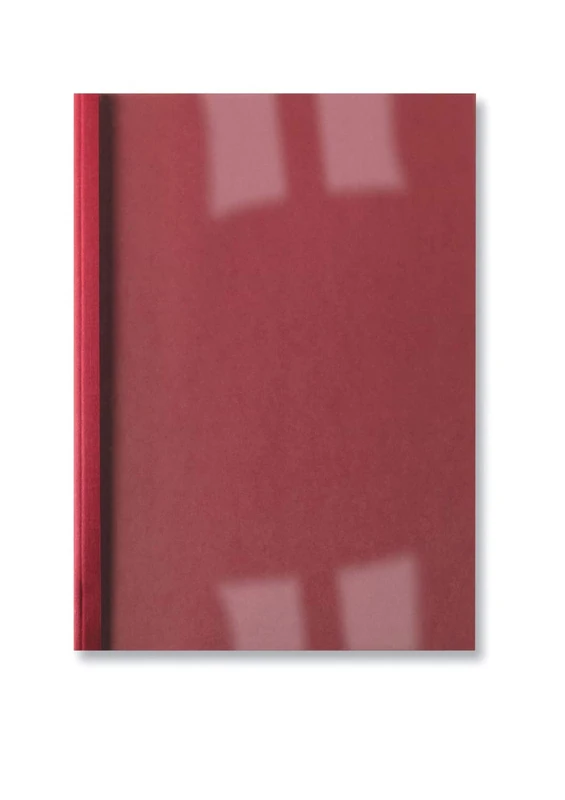 GBC LinenWeave Thermal Binding Covers, 3mm, 30 Sheet Capacity, A4, Red, Pack of 100, IB386510