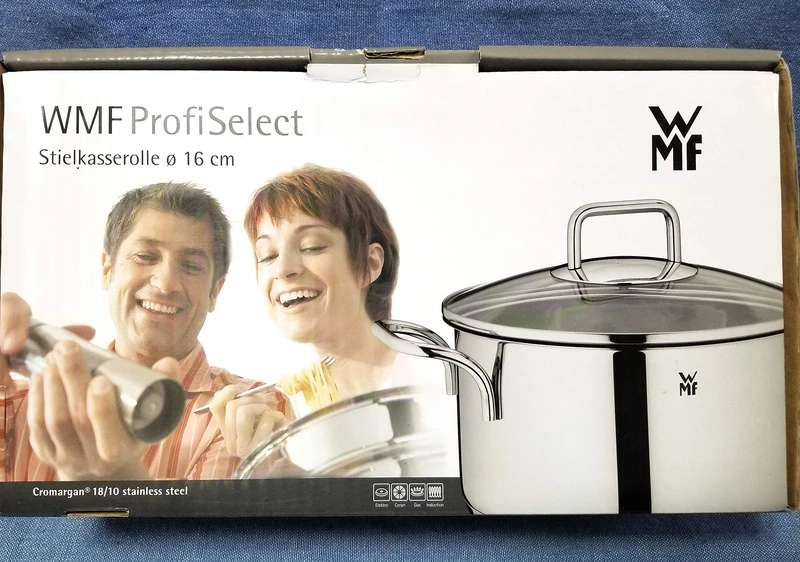WMF Profiselect 16cm Saucepan-Stainless Steel,Suitable For All Hob Types, Silver