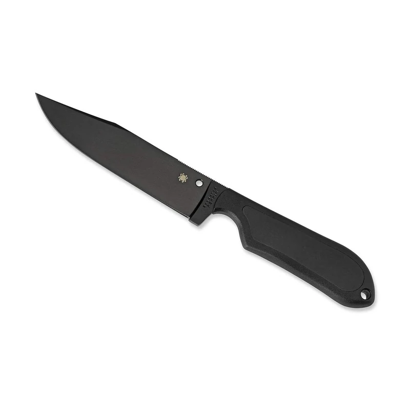 Spyderco Street Bowie Blade Plain Edge Knife, Black