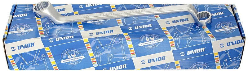 Unior 180/1CB Double Deep Offset Ring Spanner Set in Box, 6/13