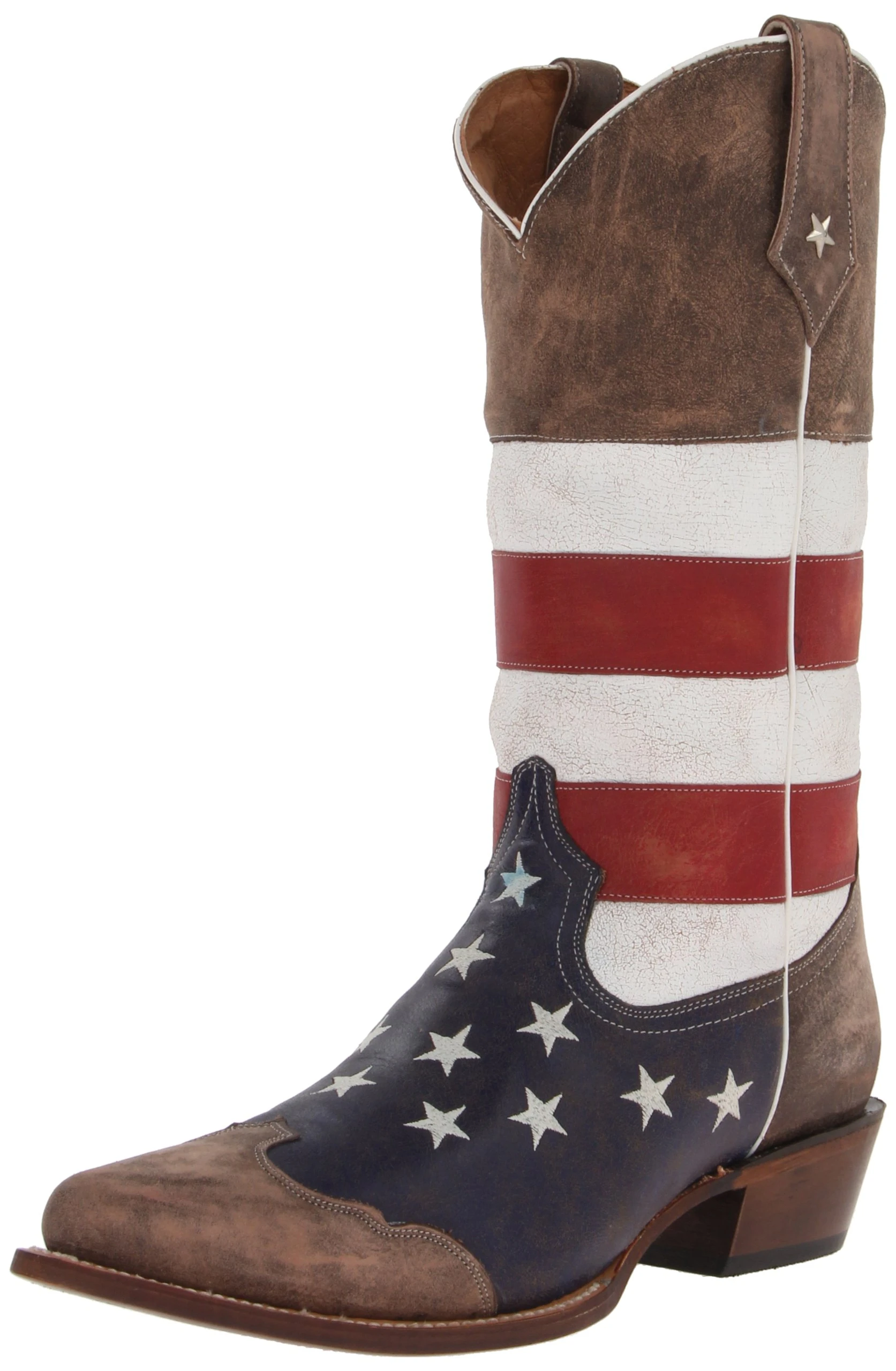 Roper Mens American Flag-m American Flag-m Brown Size: 11 Wide
