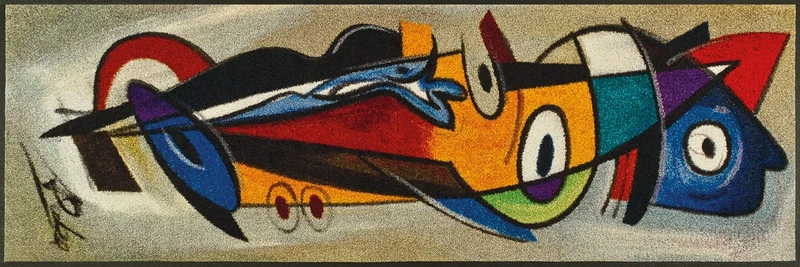 Wash + Dry 052401 Foot Mat with Positive Flow I Design 60 x 180 cm