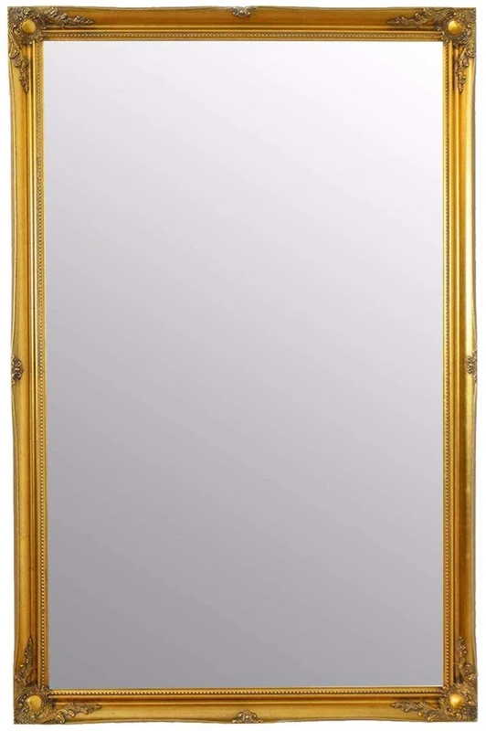 MirrorOutlet Large Gold Antique Ornate Design Big Wall Mirror New 5Ft6 X 3Ft6 167cm X 106cm