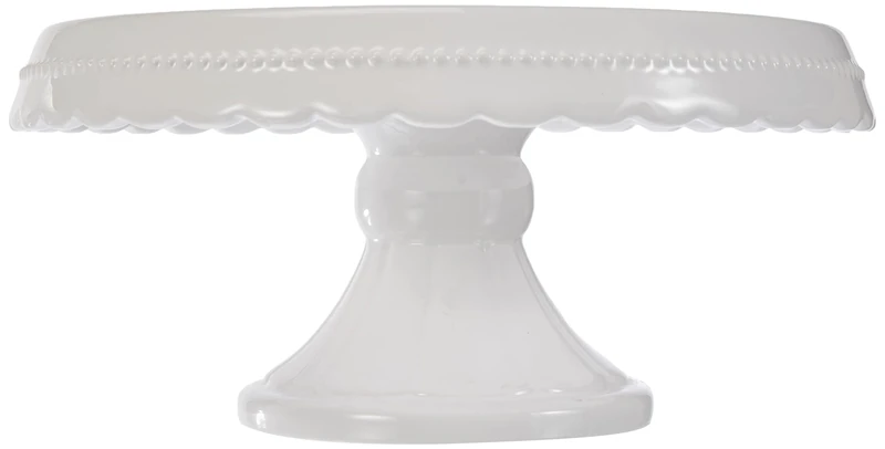 RBV Birkmann Tortenplatte M Vintage, Kuchenplatte für Torten, mit Fuß, Keramik, 23 cm