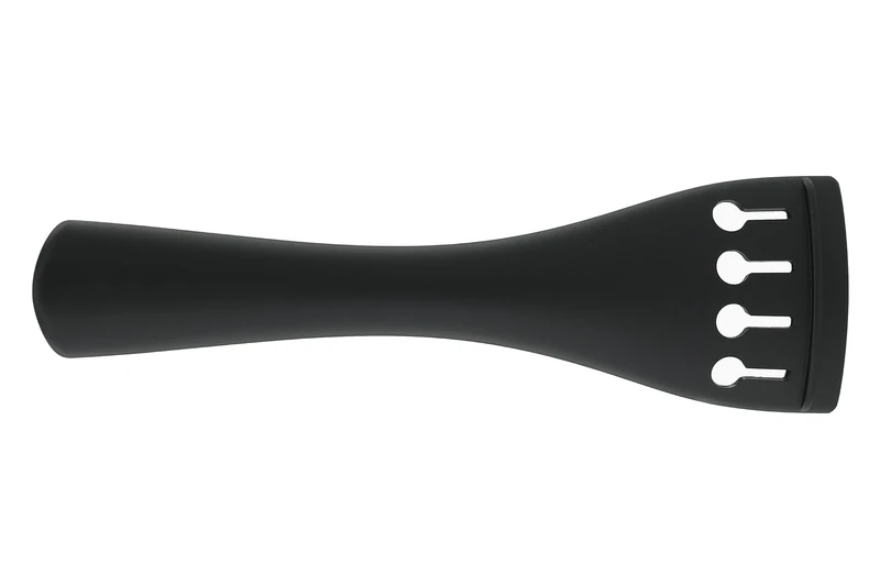 Wittner 265241 Double Bass tailpiece Ultra 1/4 - high-tech plastic - ultra-light - tulip shape - without tailgut - black - Image 1