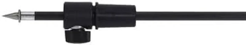 GEWA 414707 Double bass spike, spike for double bass, cone 31,5/34,5 mm, carbon fibre rod Ø 12 mm, ultra light, length 40 cm, chrome tip