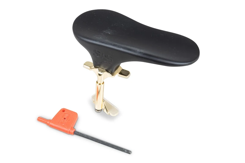 SAS Violin Chinrest Ebony 32mm Height New Model