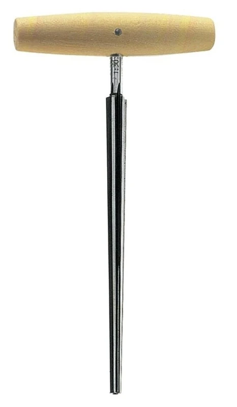 GEWA Cello Swivel Reamer, 3-Edged, Cutting Length 200 mm, Cone 1:25, Diameter 8-16.0 mm, Tin-Coated