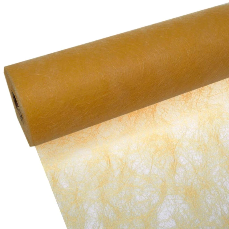 Deko AS GmbH Sizo Pile Table Runner Apricot 30 cm Roll 25 Metres 60 018 R - Image 1